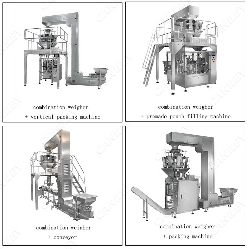 Multifunction multihead weigher packing machine
