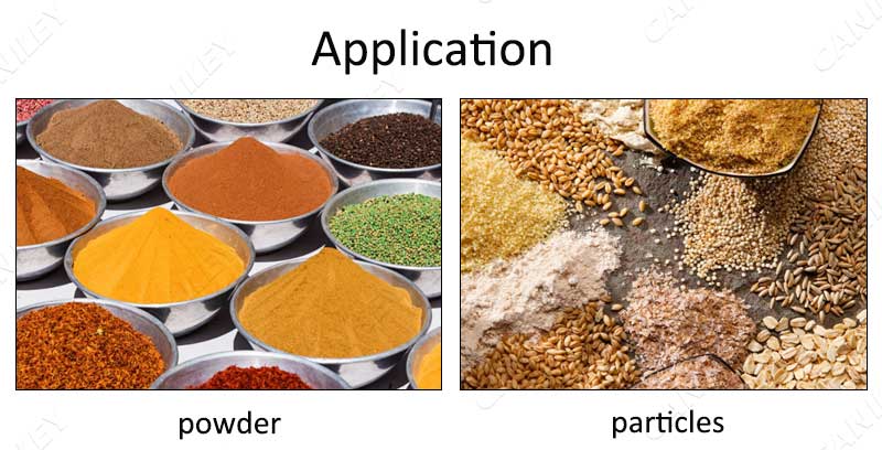 vertical packing machine application